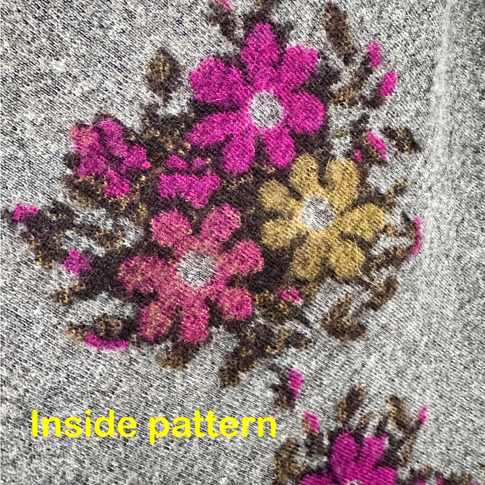 Charlotte & Louis Felted Wool blend open front cardigan - Picture 8 of 9